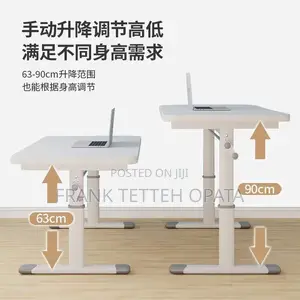 Manual Adjustable Computer Desk Lifting Range 63-90cm