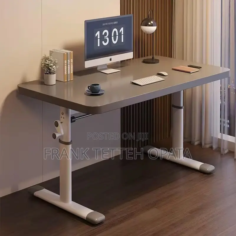 Manual Adjustable Computer Desk Lifting Range 63-90cm
