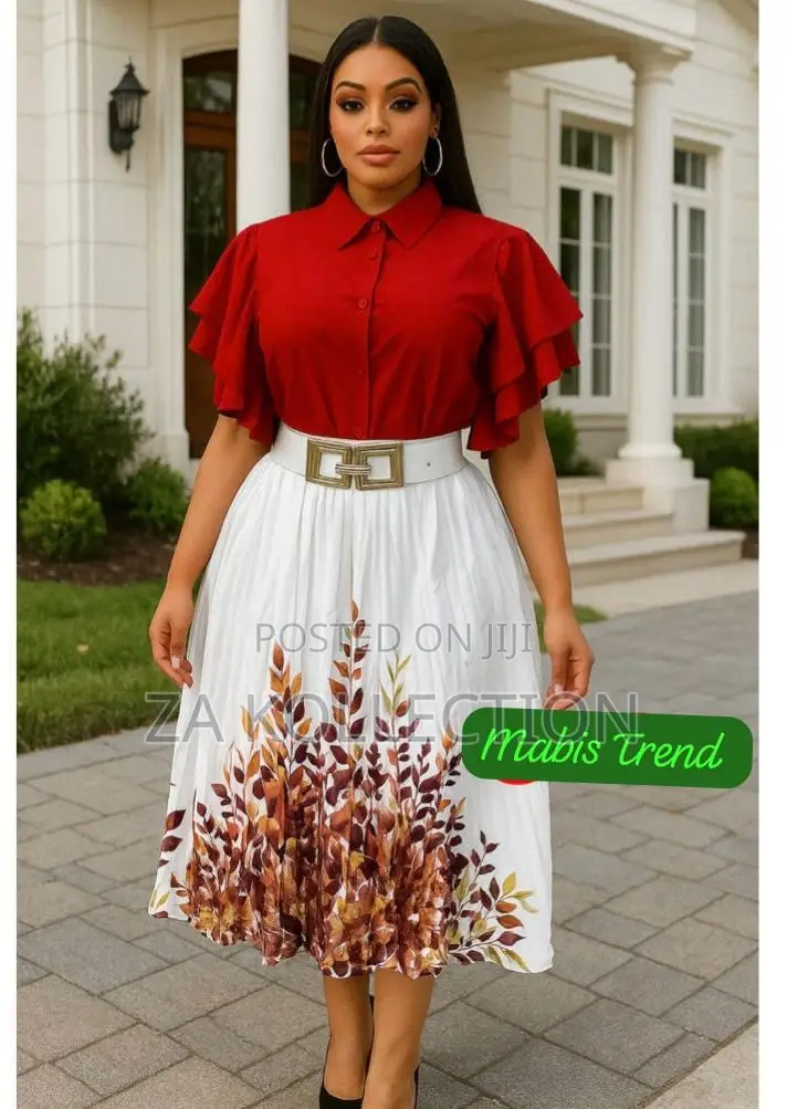 Pretty Ladies Two Piece(Skirt and Top)