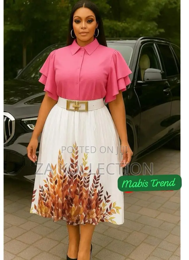 Pretty Ladies Two Piece(Skirt and Top)