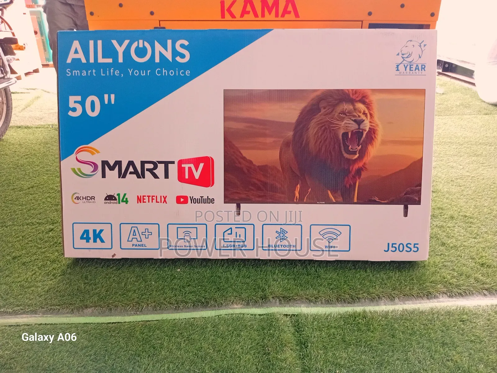 Compact Smart Ailyons 50inches Led Tv Cool