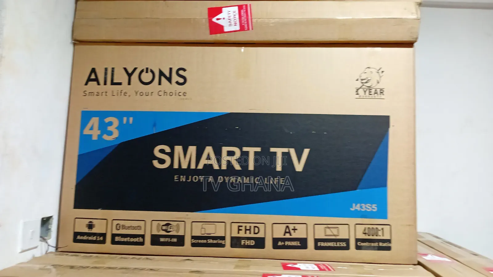 Slim Design Gaint Screen Ailyson 43 Smart Tv Smart Tv