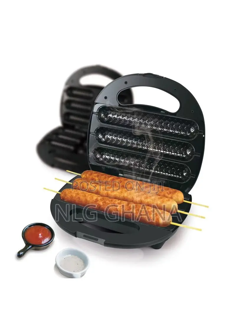 220v 800w Non-Stick Teflon Cool Touch Hotdog Maker. Ghx2312