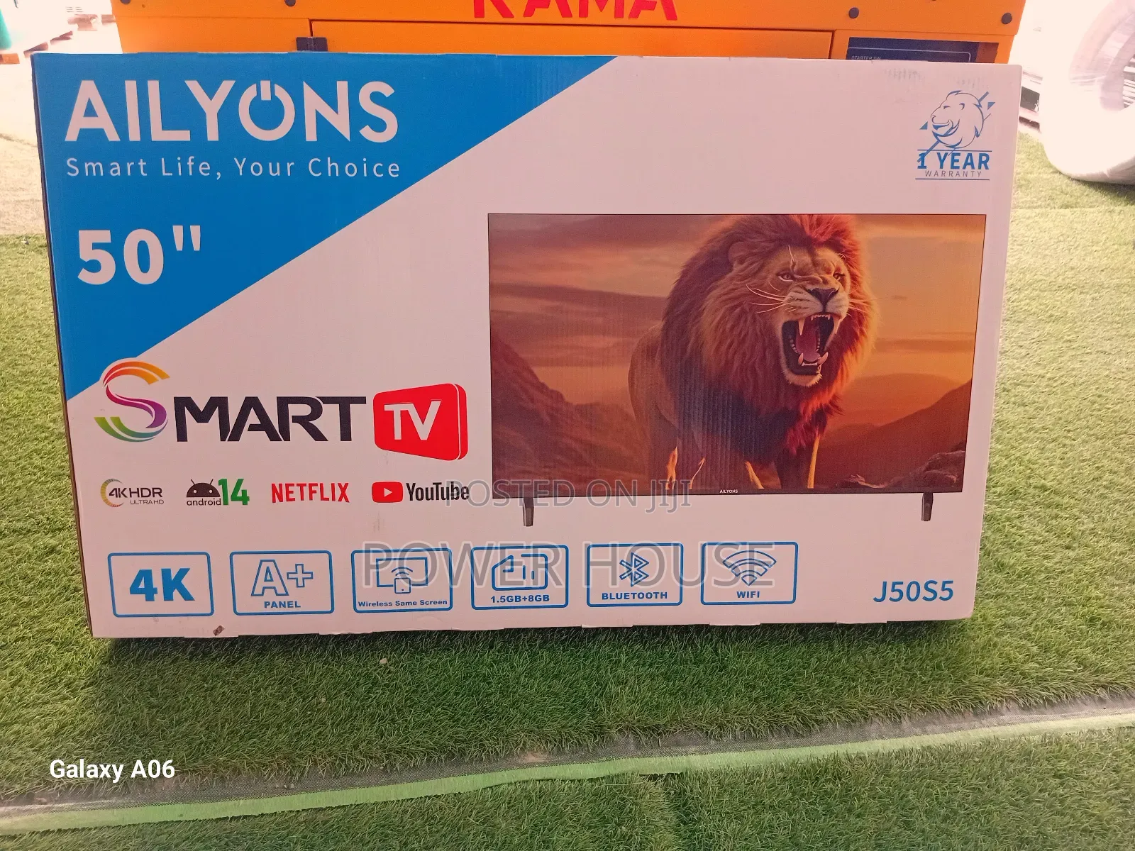 Ultra-Wide Smart Ailyons 50inches Tv Cool