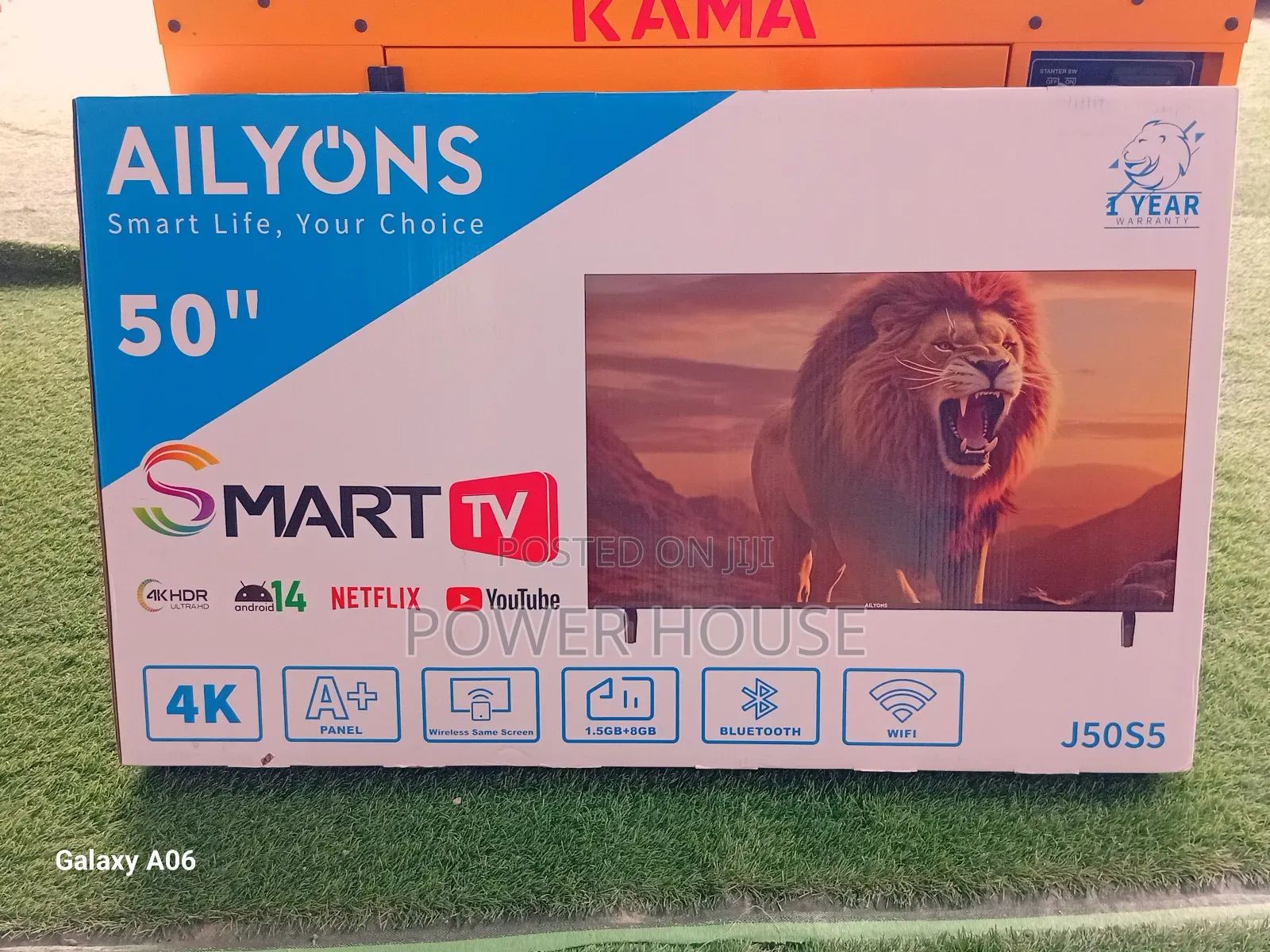 Ultra-Wide Smart Ailyons 50inches Tv Cool