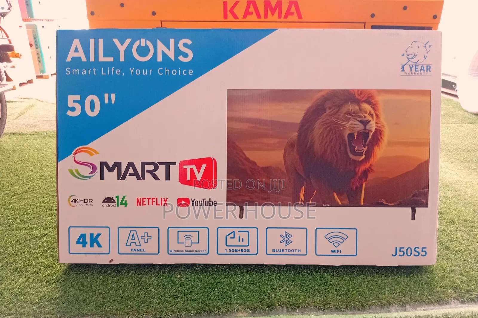 Wall Fit Smart Ailyons 50inches Tv Cool