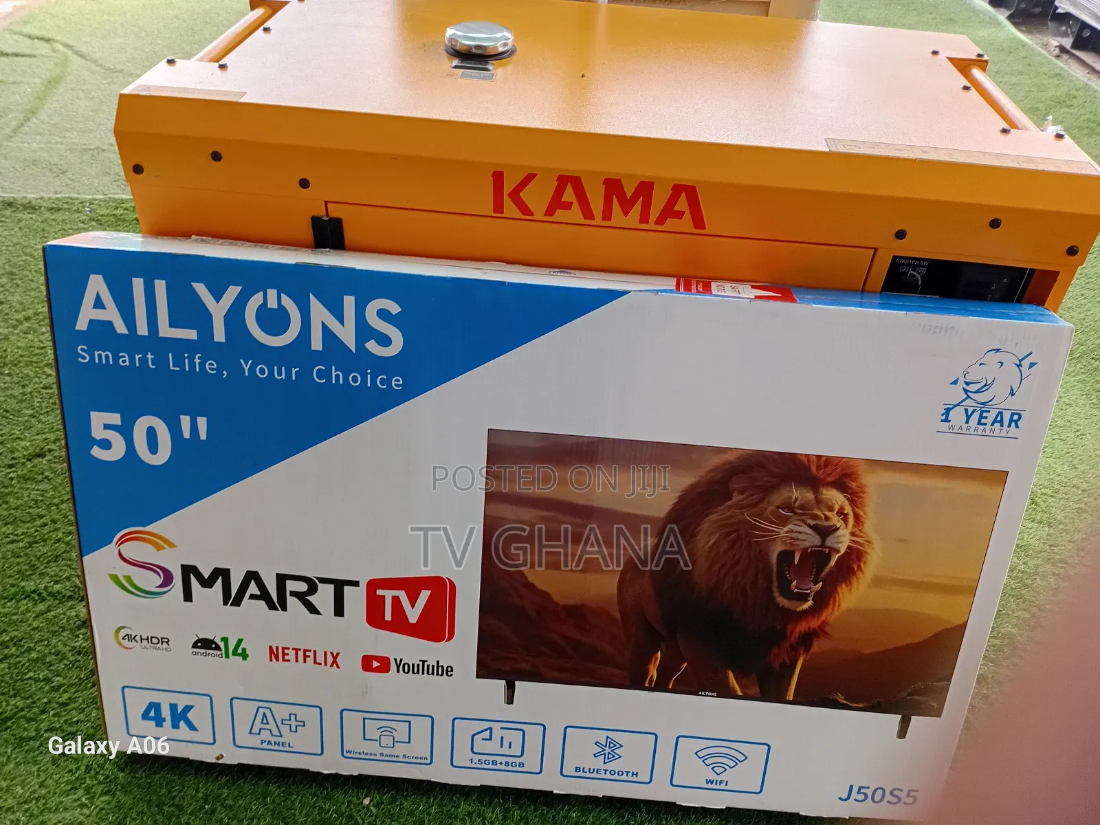 Clear and Sharp Ailyons 50 Inches Smart Tv 50 Inches