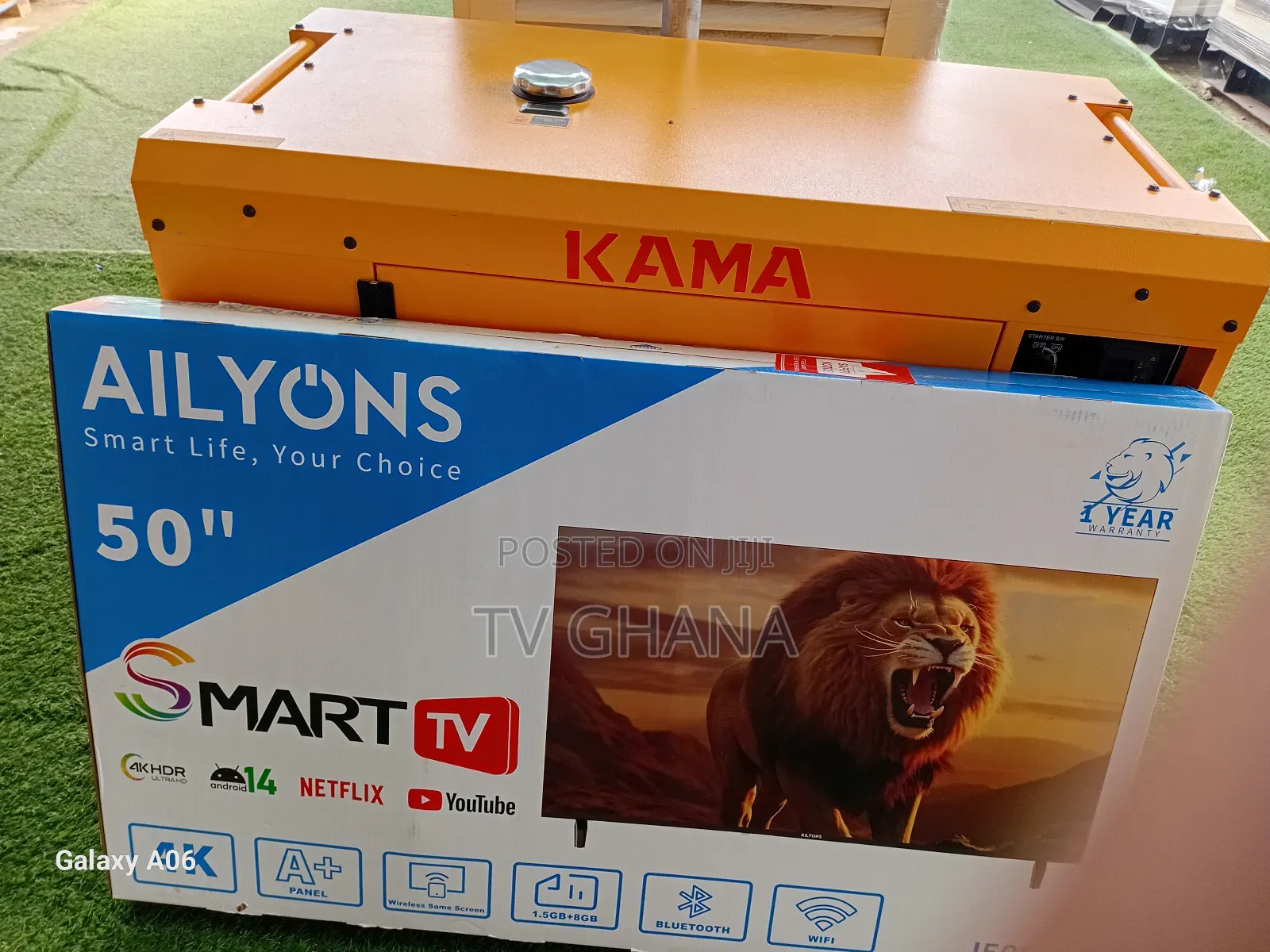 Clear and Sharp Ailyons 50 Inches Smart Tv 50 Inches