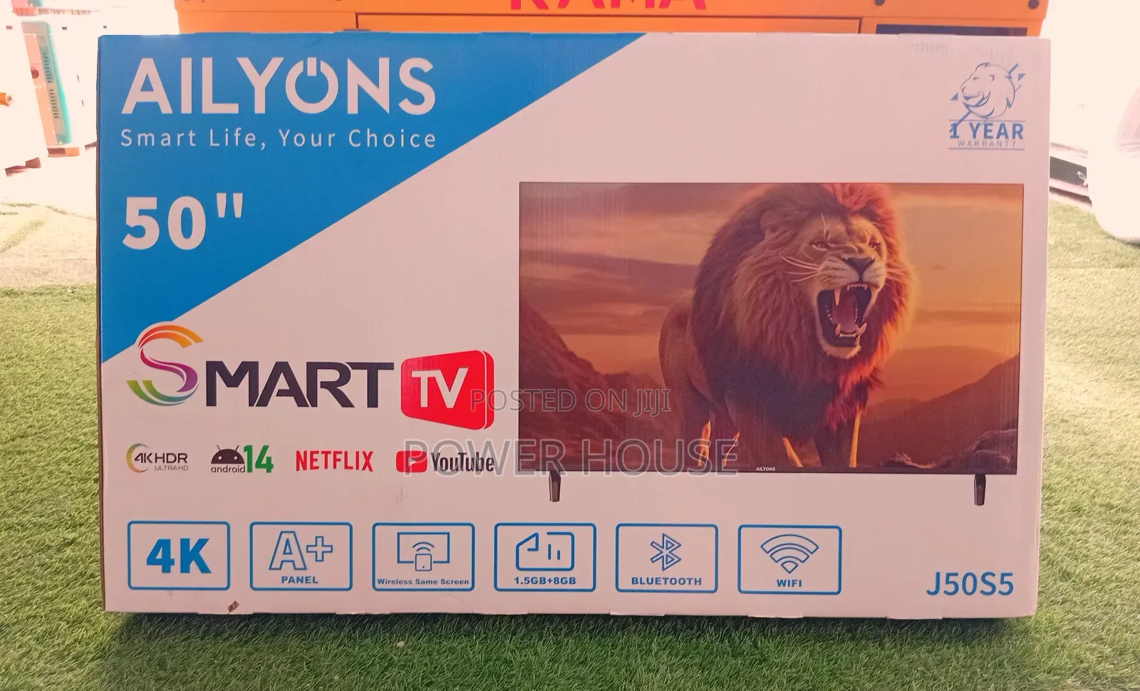 Corner Screen Smart Ailyons 50inches Tv Cool