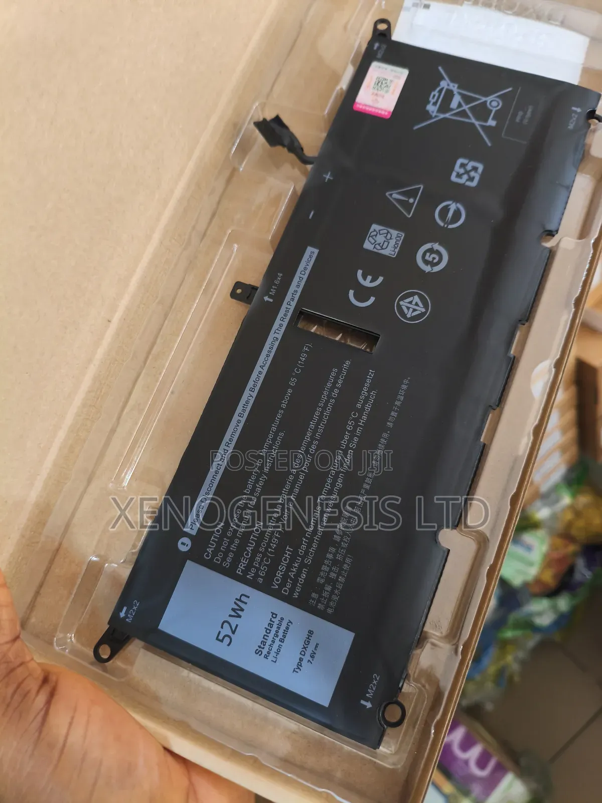 Dxgh8 for Dell XPS 13-9370 13-9380