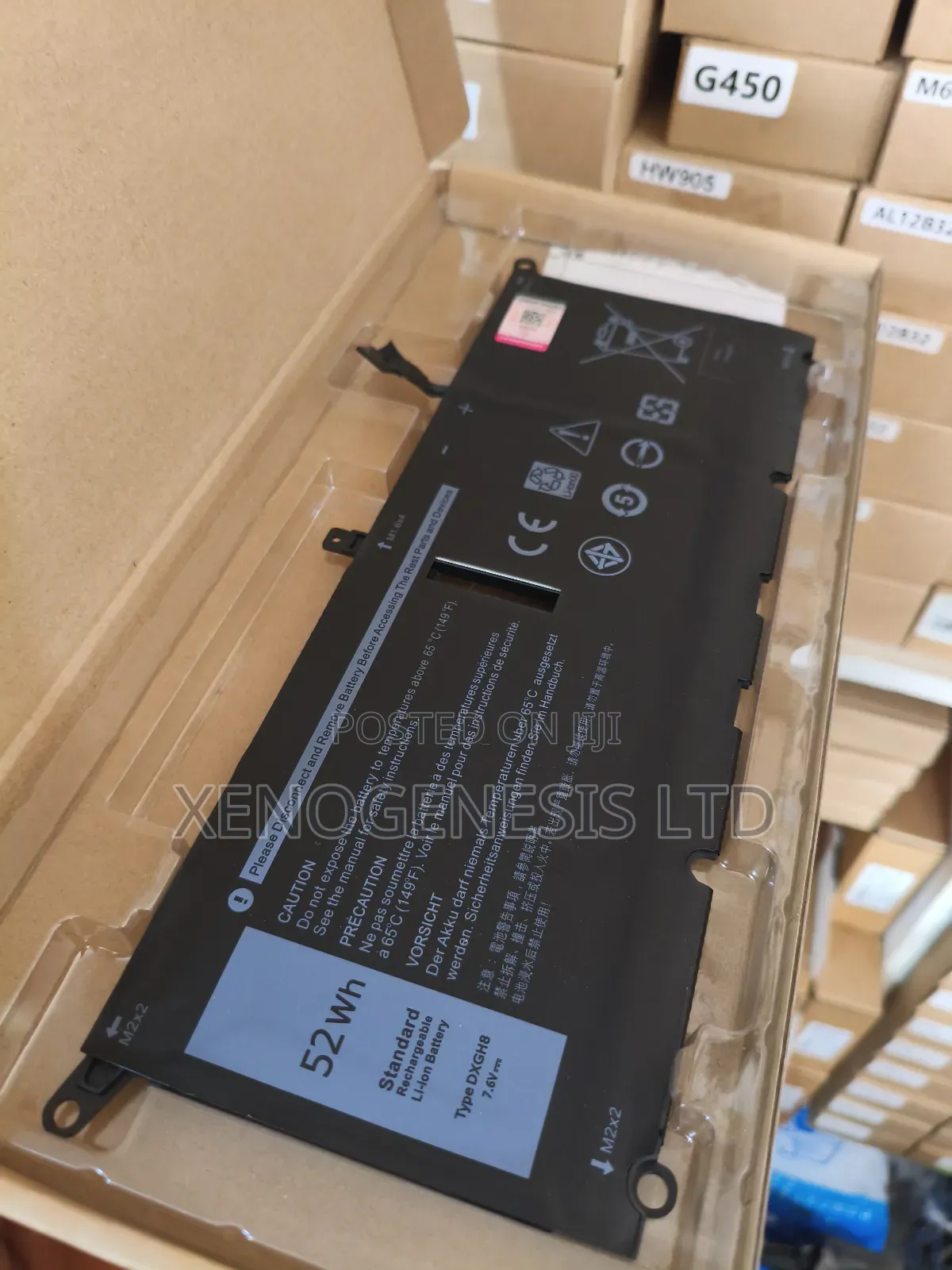 Dxgh8 for Dell XPS 13-9370 13-9380