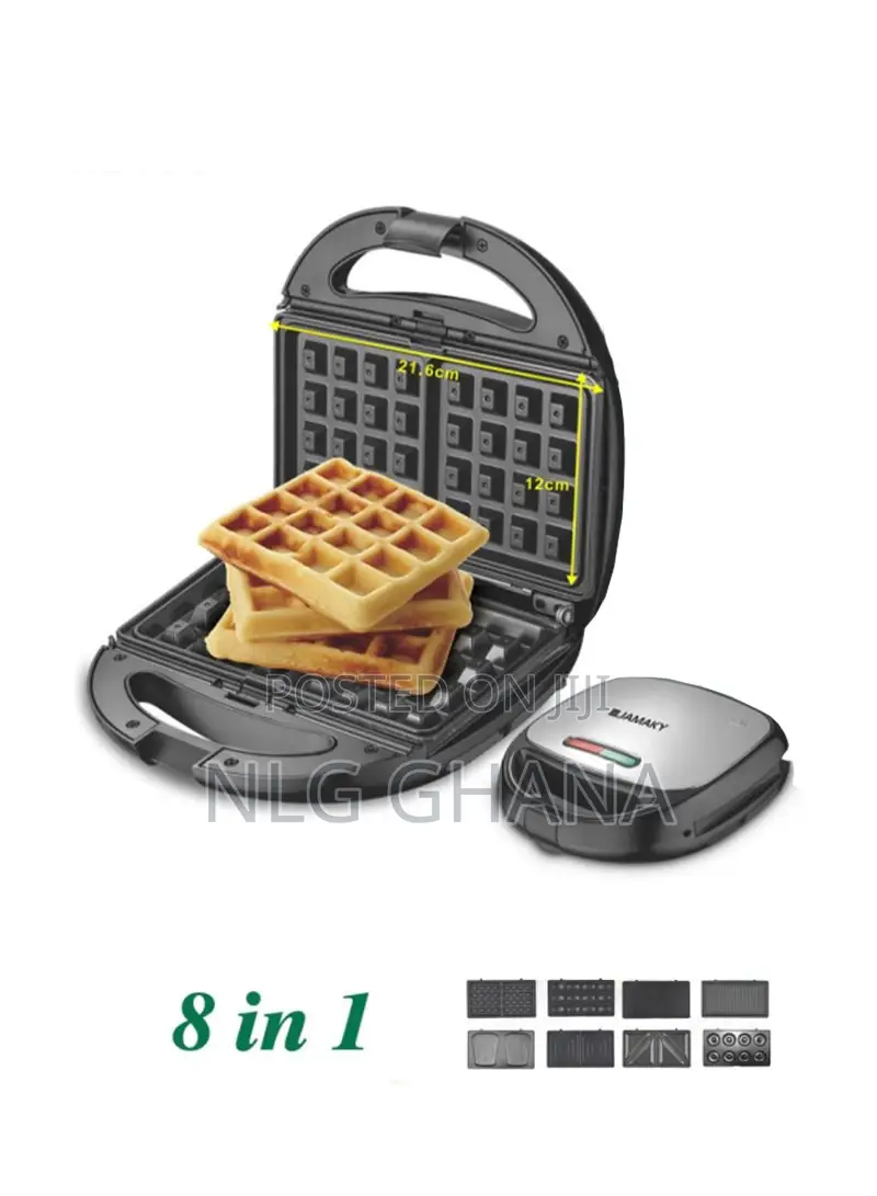 1500w 8 in 1 Stainless Steel Sandwich Maker.