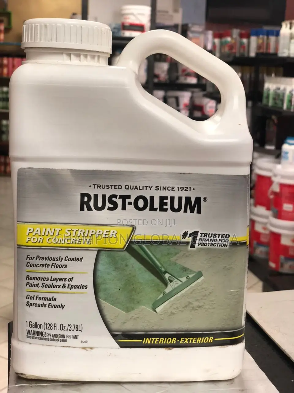 Paint Stripper for Removal of Paint and Epoxy