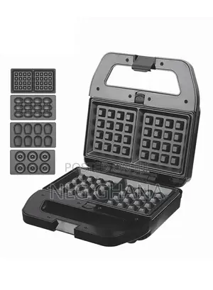 800w 4 In1 Waffle Maker With Non-Stick Coating. Ghx4349