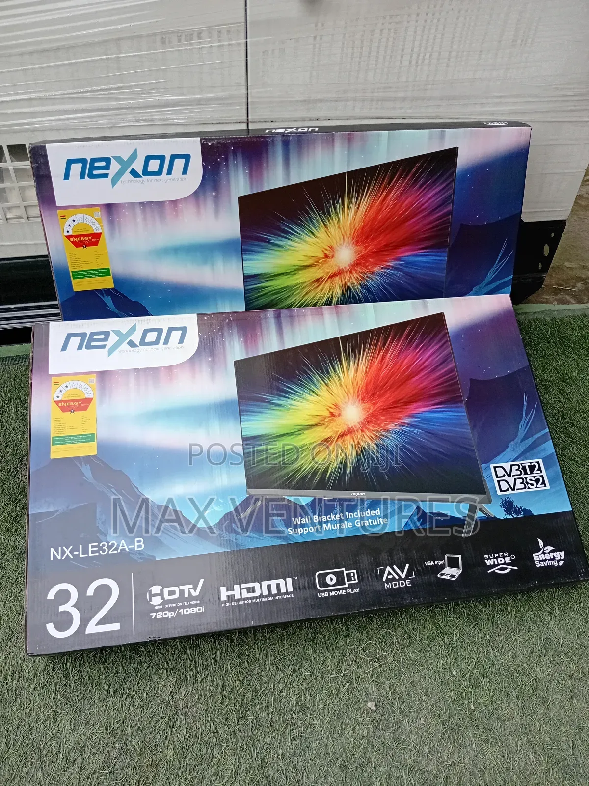 Nexon 32" Digital Satellite Frameless Clarity Led Hd Tv T2/S2