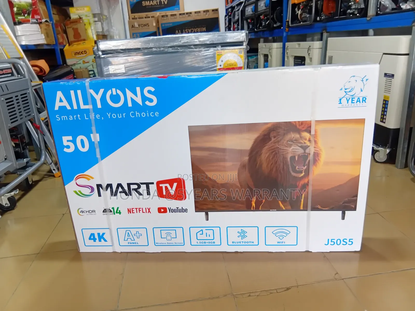 50inches Ailyons Smart Television 50inche Ailyons Television