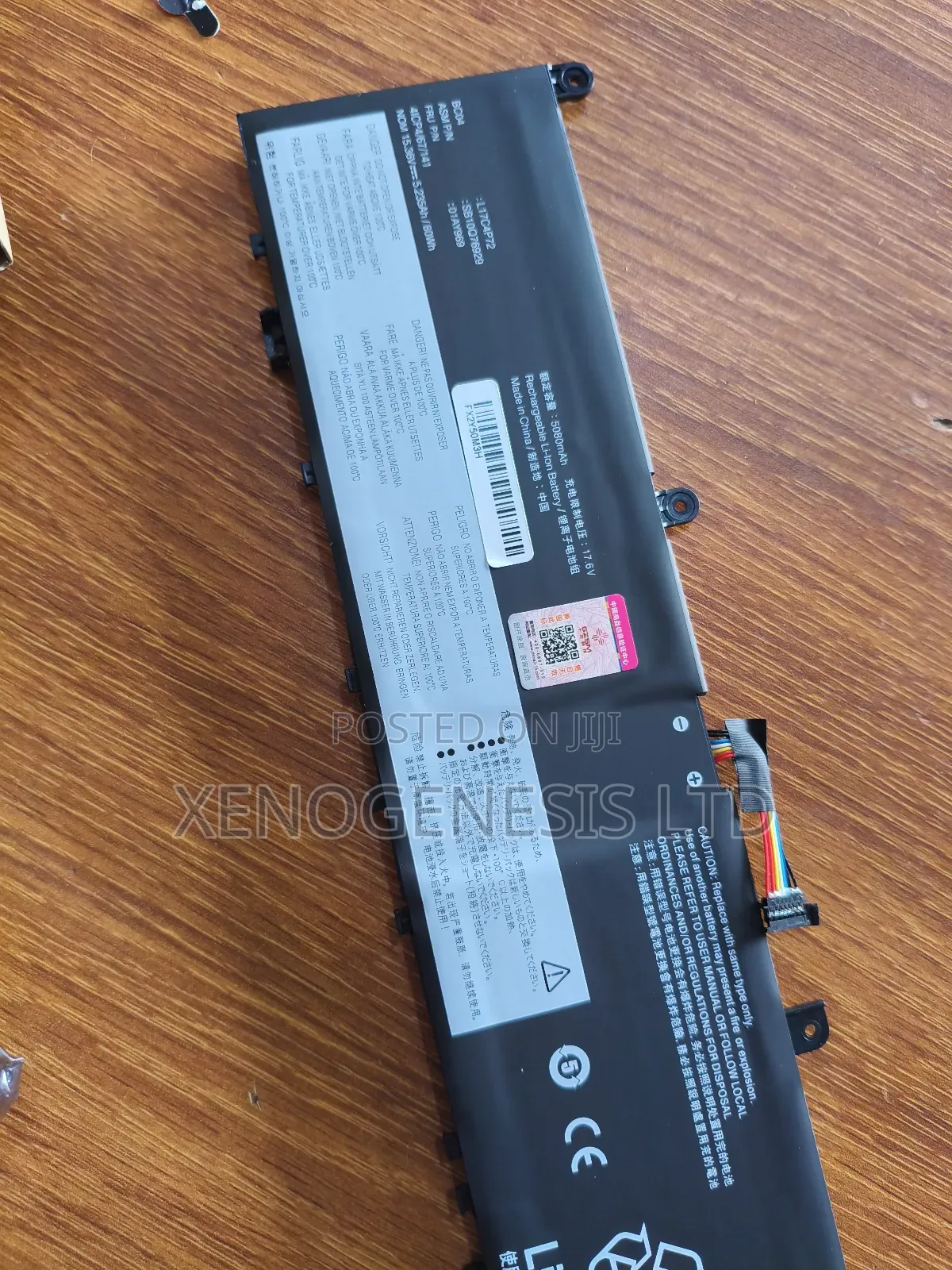 L17c4p72 for Lenovo Thinkpad P1 X1 Extreme 1st Gen 2018