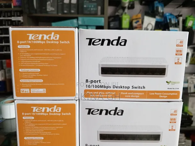 Tenda 8 Port Switch 10/100mbps S108 3