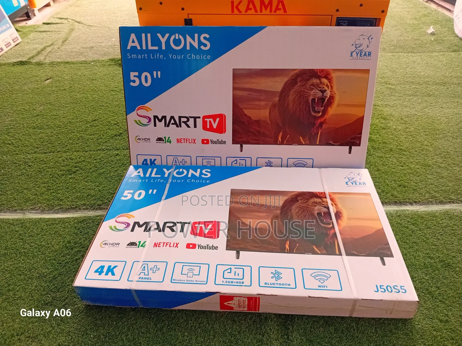Deep Contrast Display Ailyons 50inches Tv Cool
