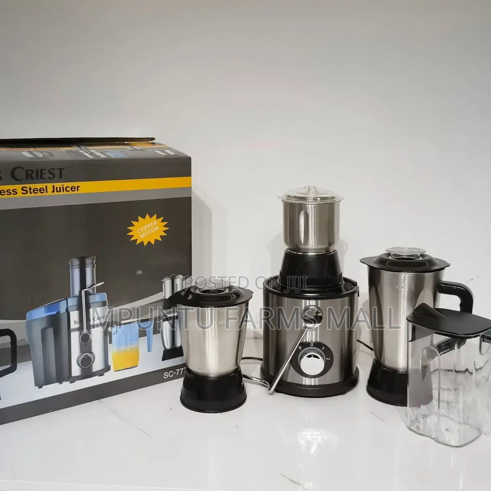 5 in 1 Stainless Steel Juicer
