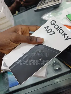 New Samsung Galaxy A07 4G 64 GB Black
