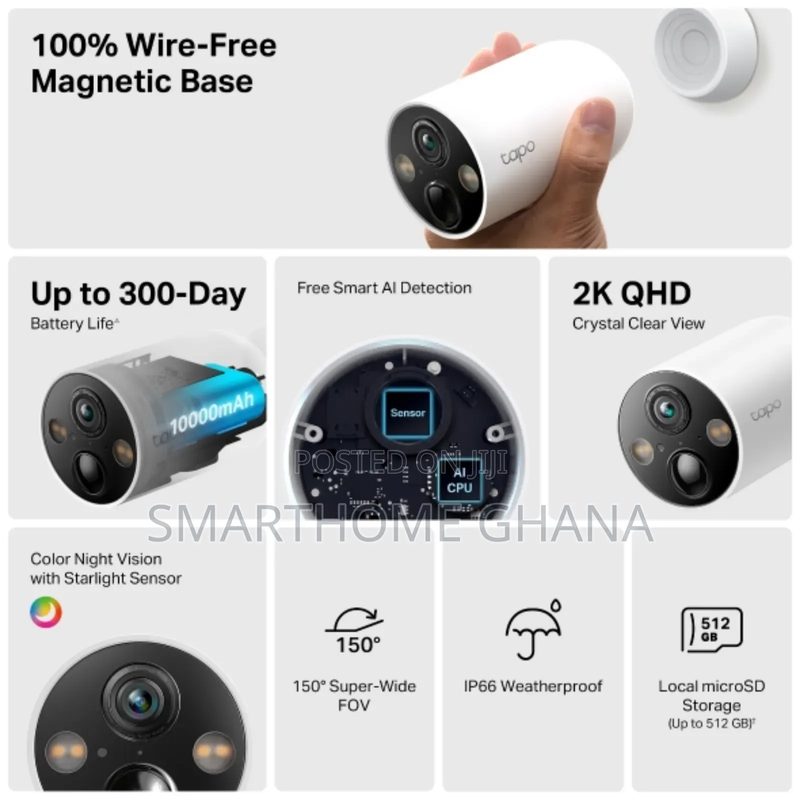Tapo C425 | Magcam Battery Powered Camera