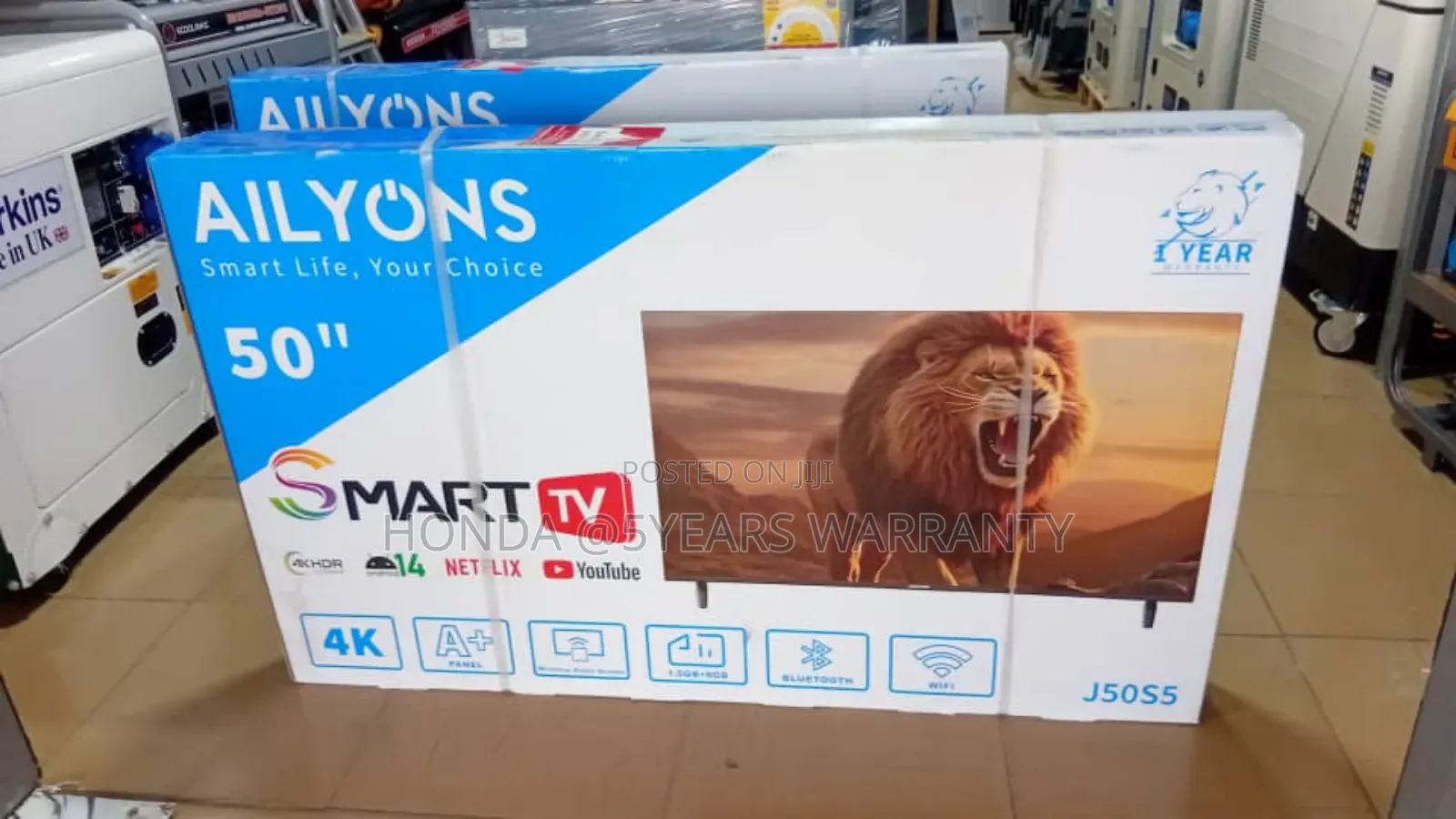 Android Ailyons 50inches Smart Television Smart Ailyons Tv