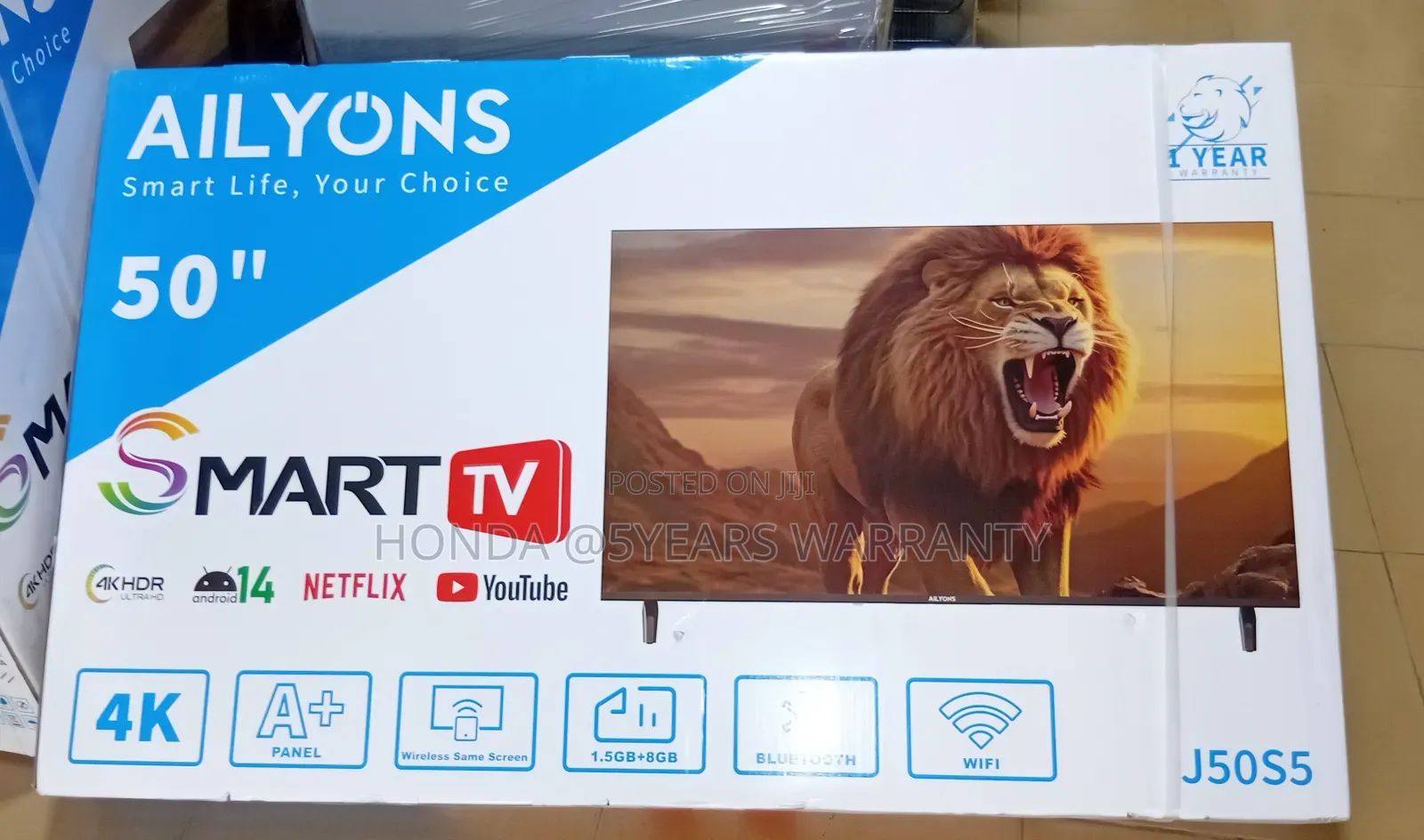 Wife Ailyons 50inches Smart Television Ailyons 50inches