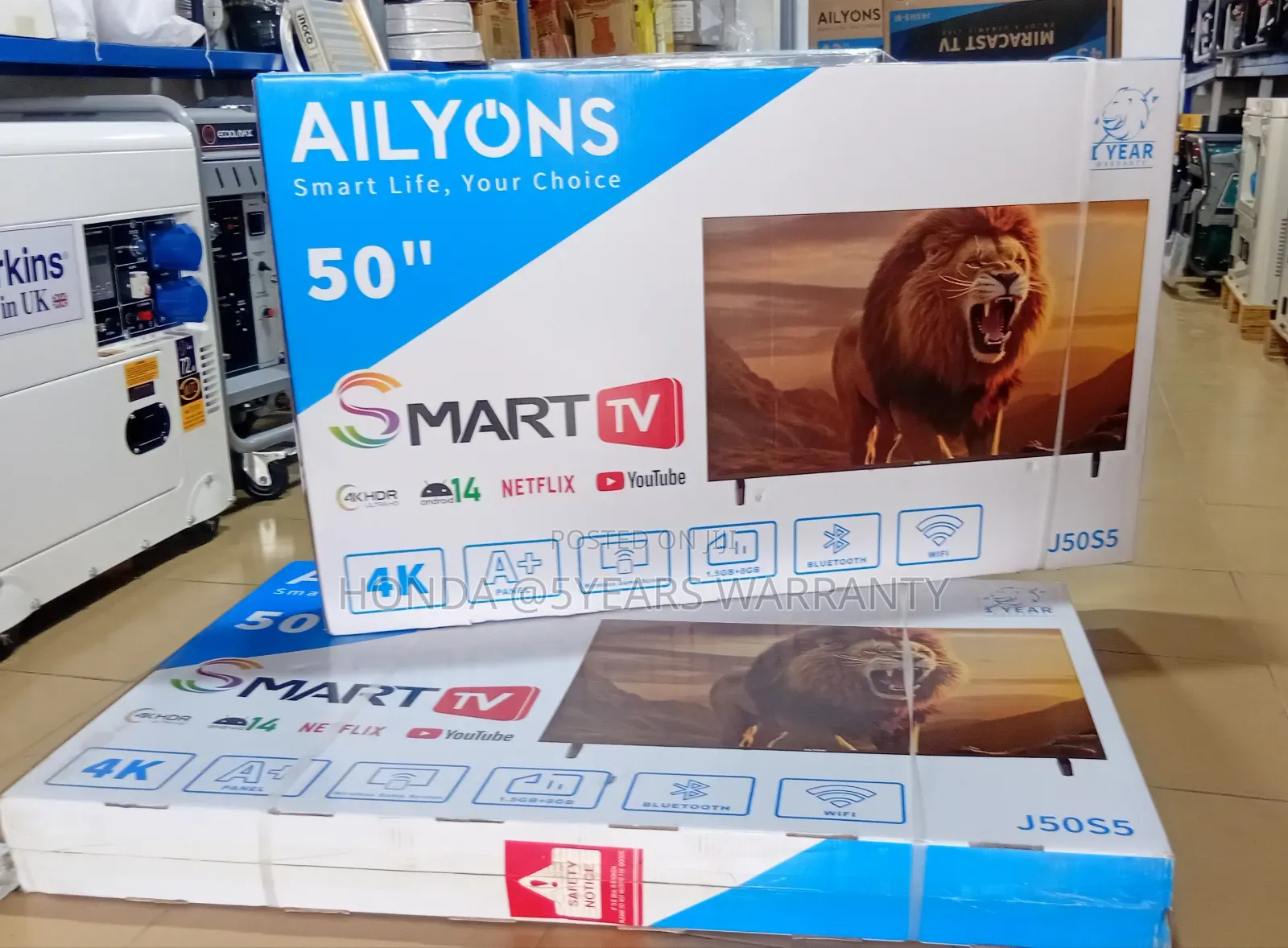  Ailyons 50inches Smart Television Smart Ailyonstelevision