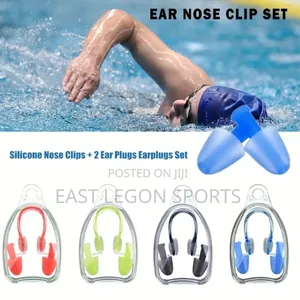 Swimming Nose and Ear Plug Set Clip Plugs Pool