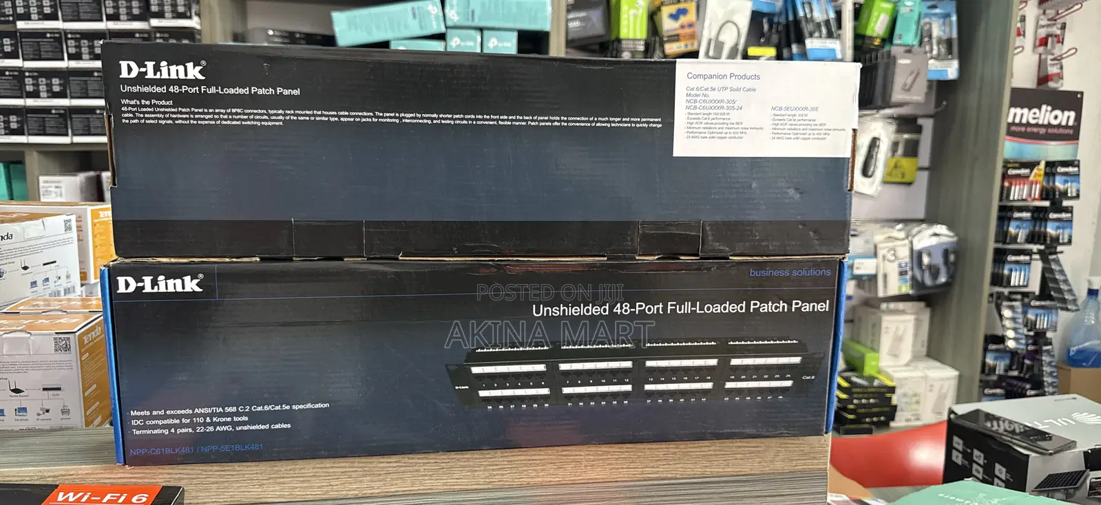48port Dlink Patch Panel Unshielded 48-Port Full Loaded