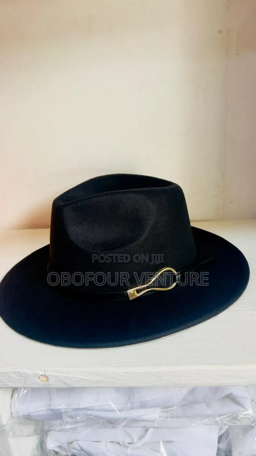 Angel Black Fedora Hat for Every Season and All Occasions Mm, M