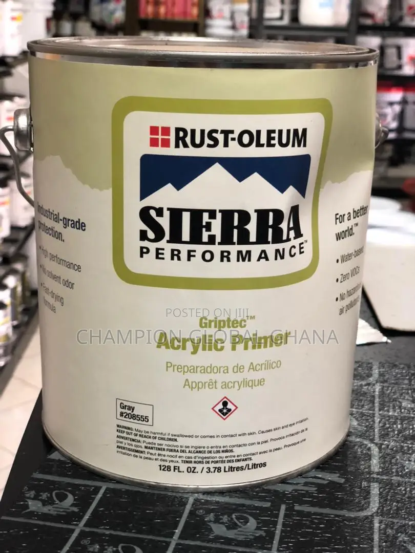 Griptec Acrylic Gray Paint Primer