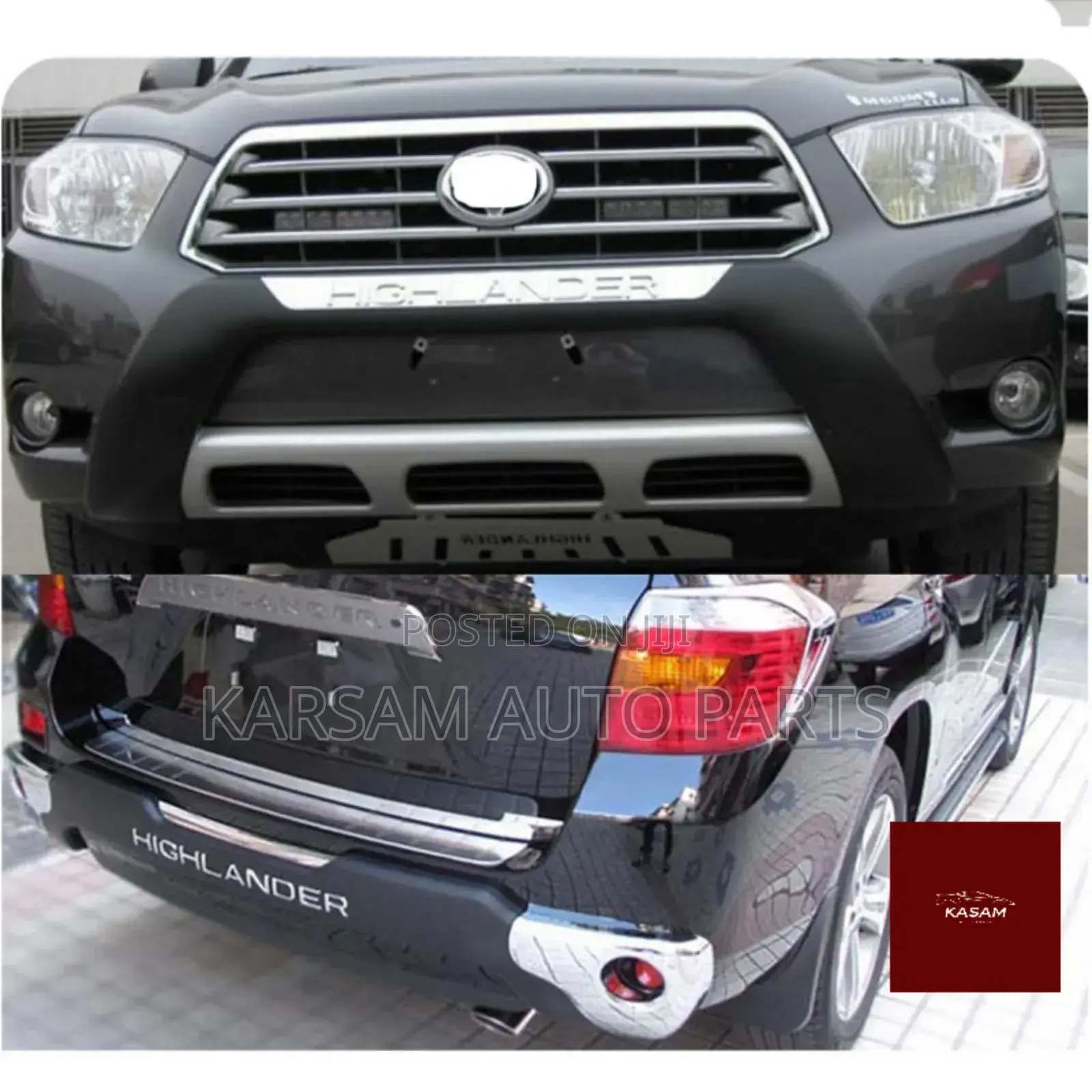 Highlander 2010 Abs Bumper Set