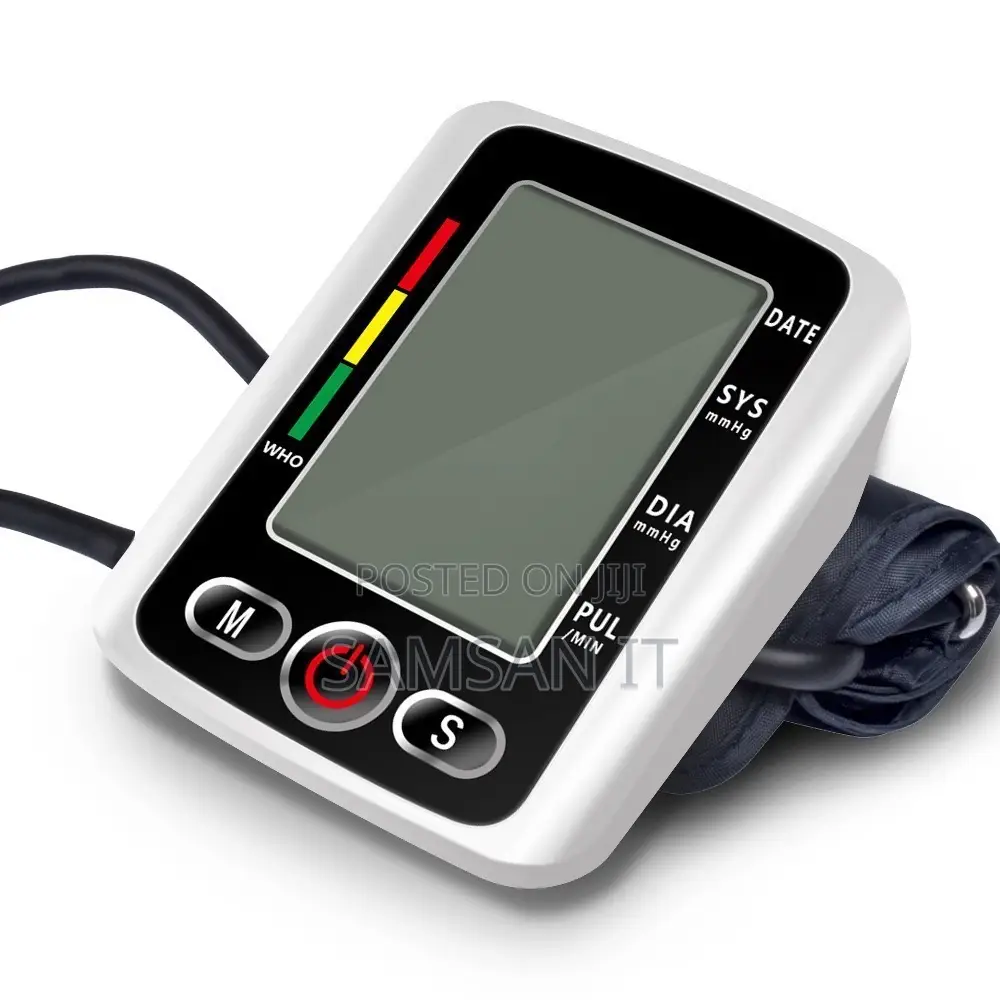 Digital Blood Pressure (Bp) Monitor With Sound and Storage