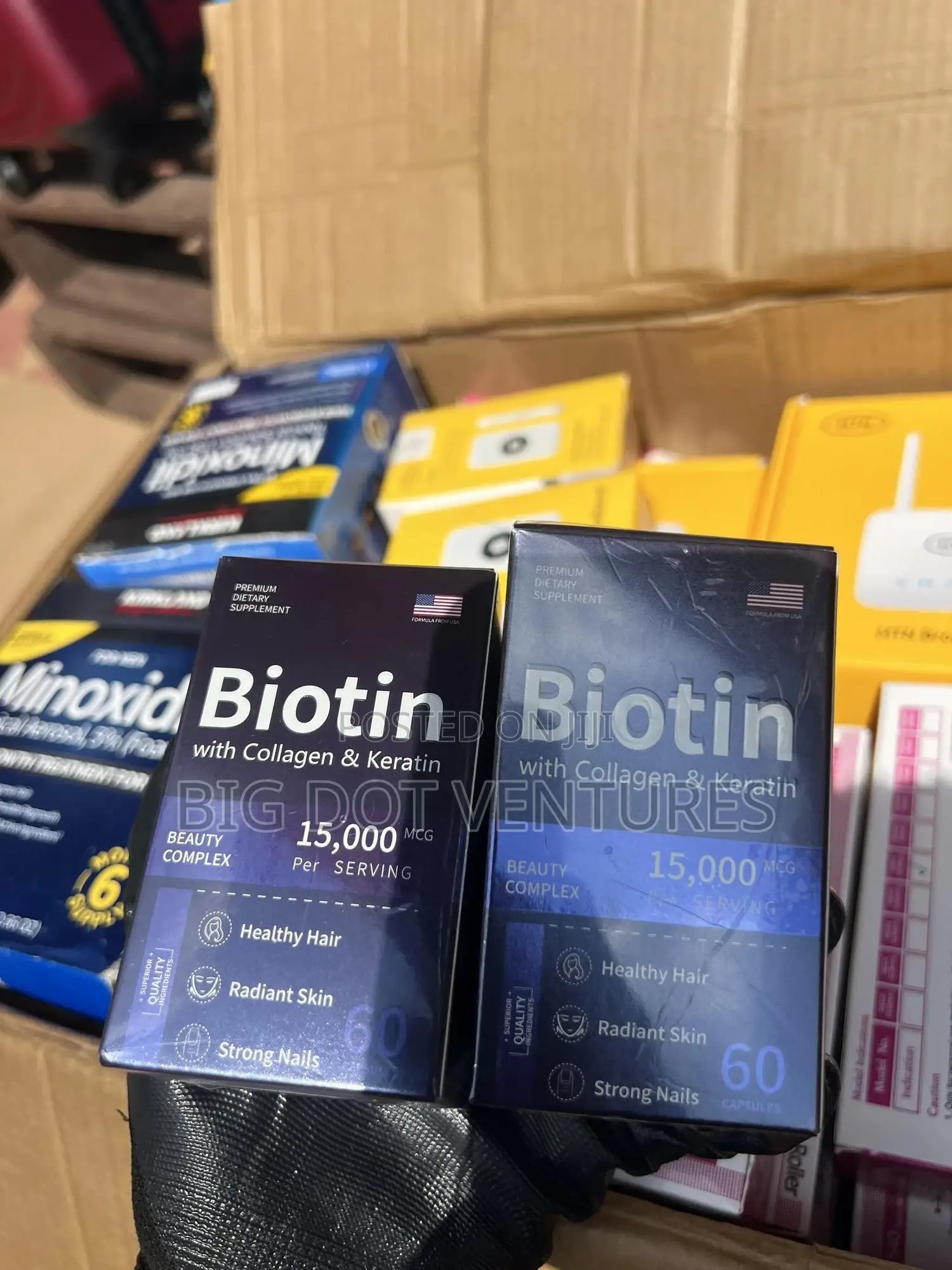 Biotin With Collagen and Keratin Supplement