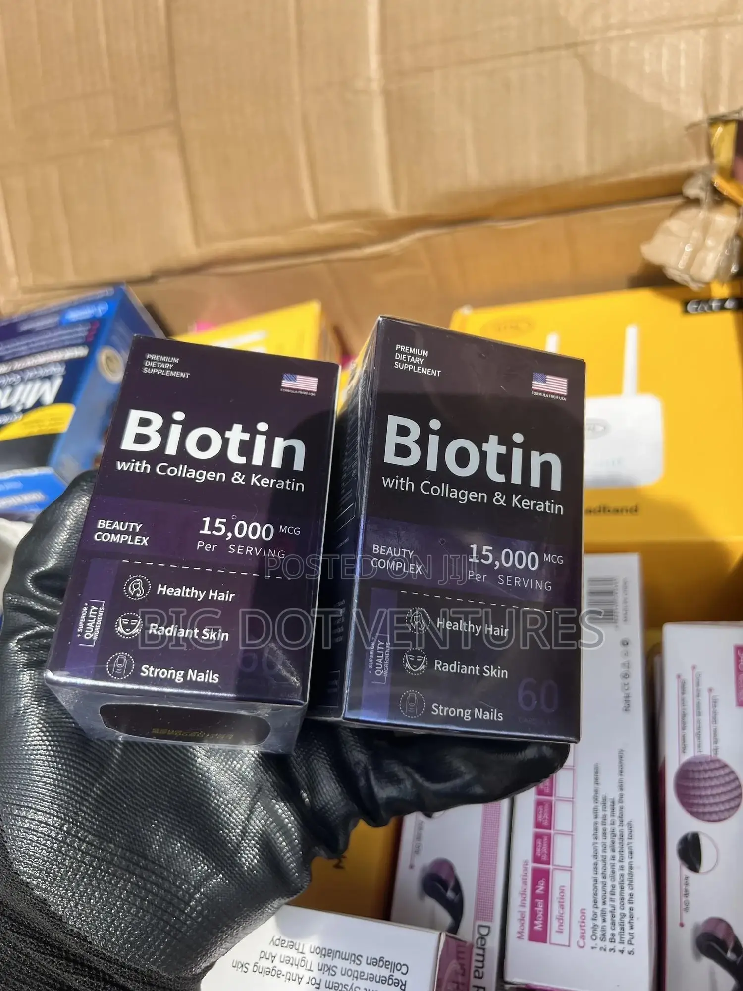 Biotin With Collagen and Keratin Supplement