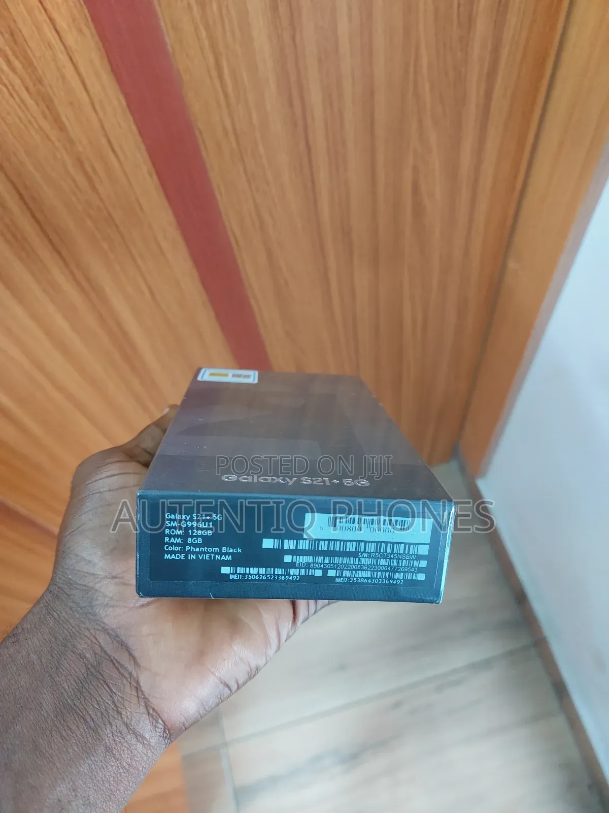New Samsung Galaxy S21+ 5G 128 GB Black