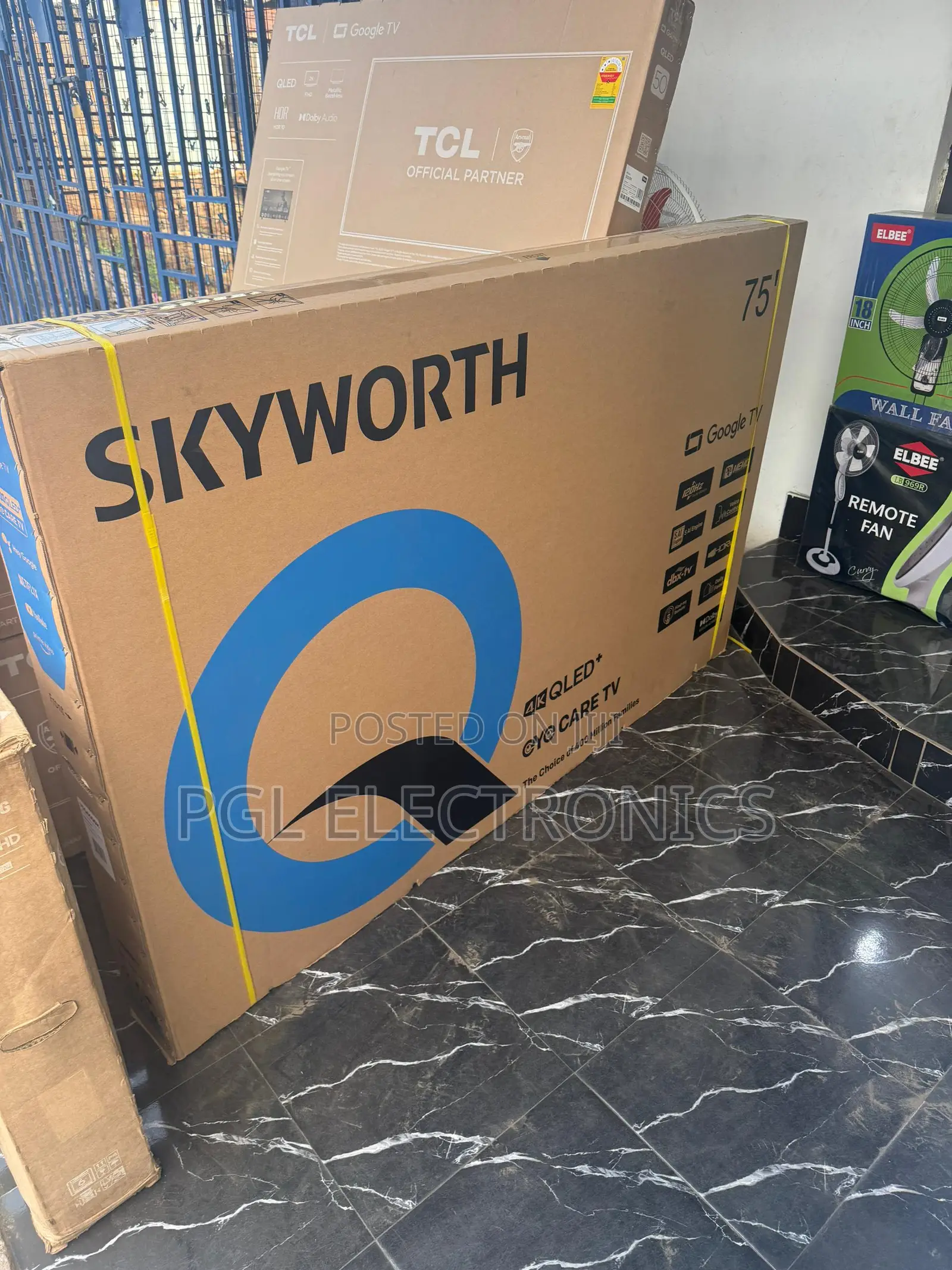 Skyworth 75q6500h 75" Qled+ | Google Tv | Voice Control