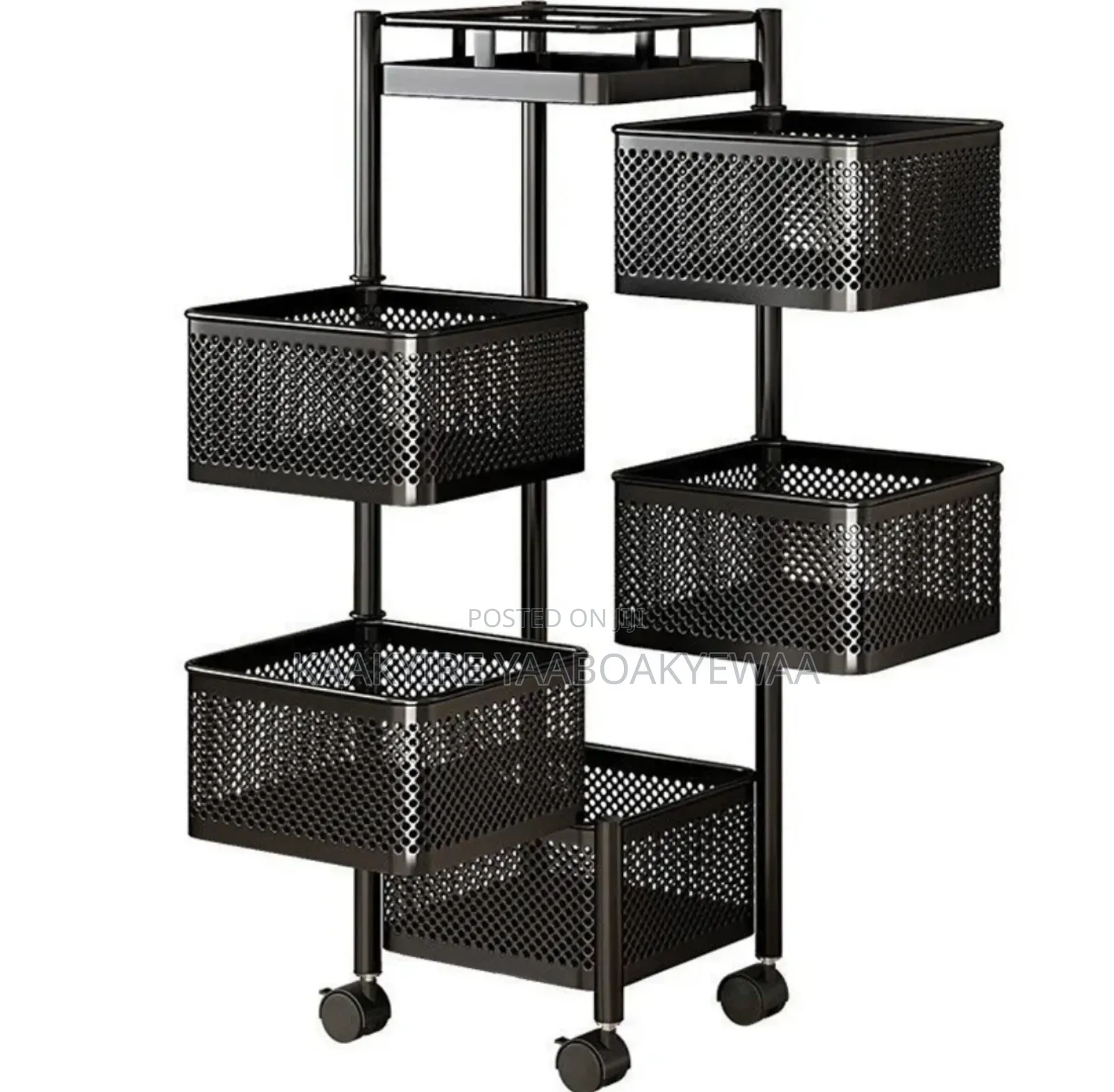 5 Tier Rotating Storage Rack