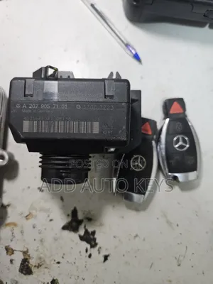 C300 Ecu +2keys Ignition Switch Steerlock Complete Immo Set