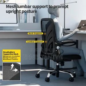 Foldable Ergonomic Office Chair From Holludle, Uk