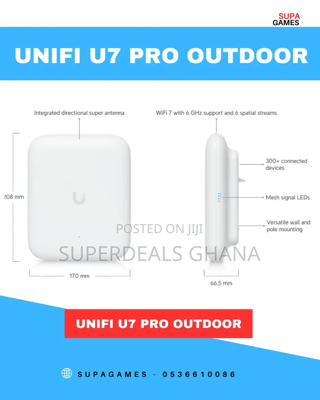 U7 Pro Outdoor Unifi Access Point