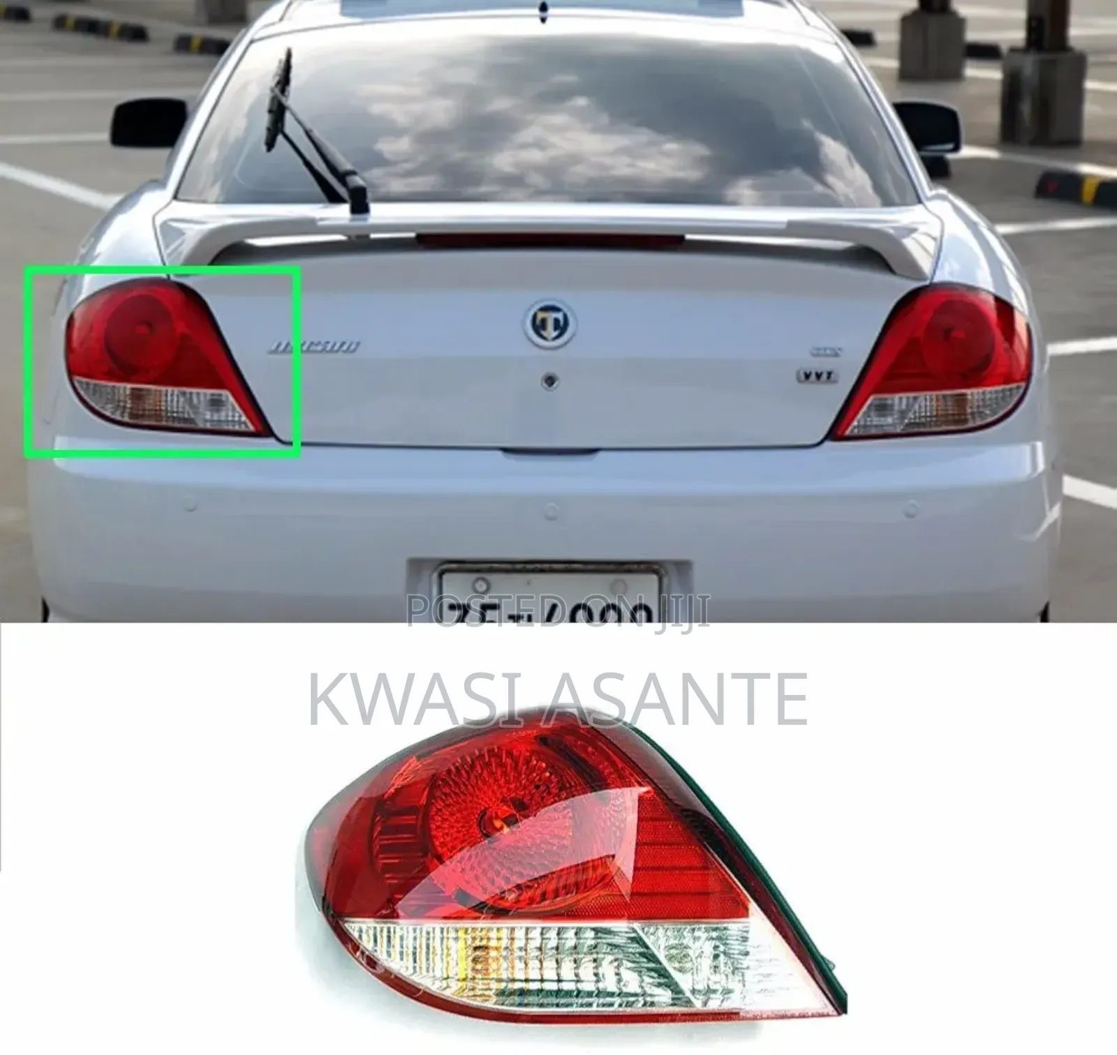 2002-2006 Hyundai Tiburon/Tuscani Taillight Pair