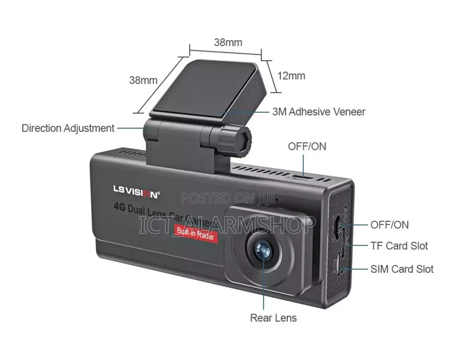 4g Sim Dashcam Camcorder Surveillance Camera