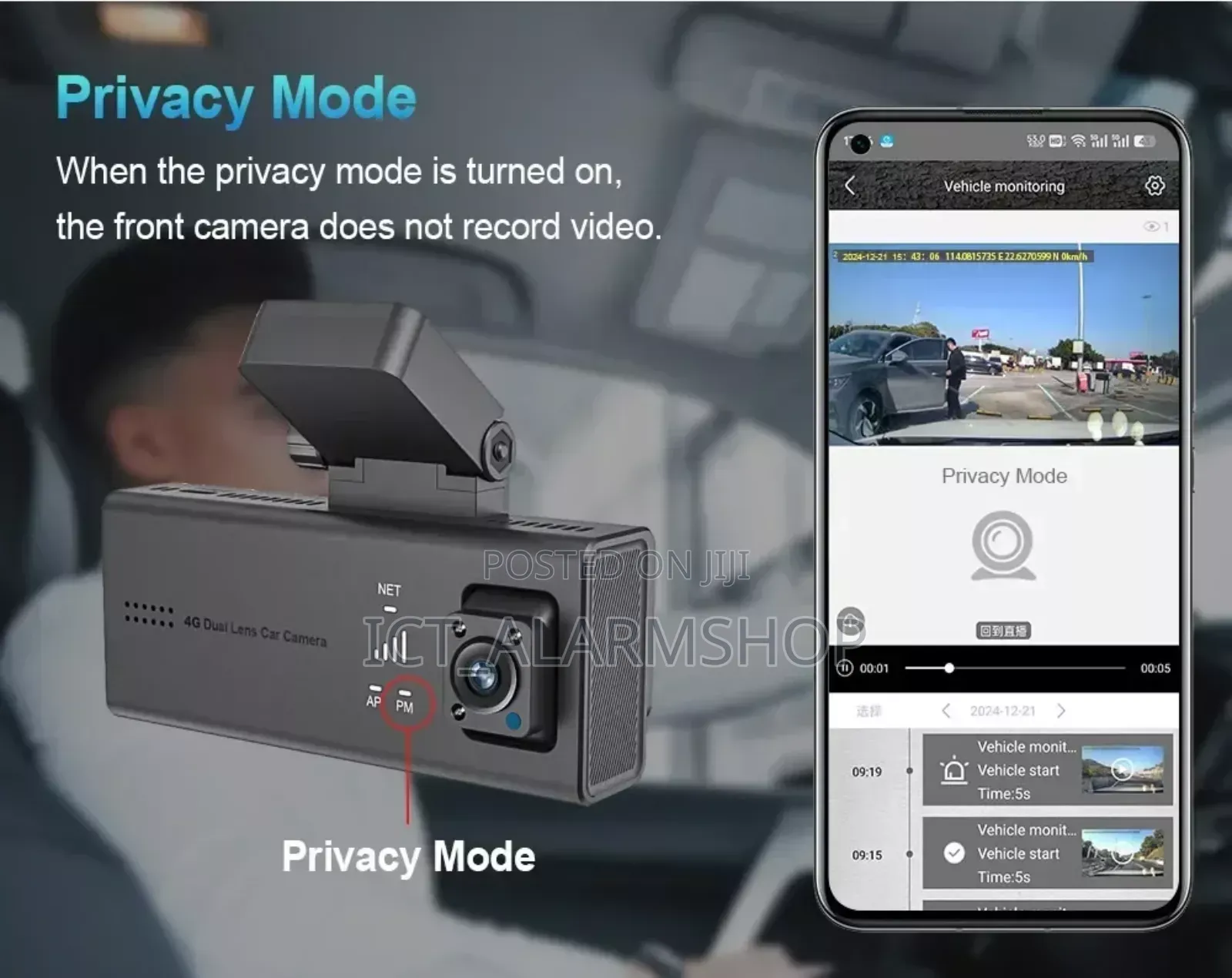 4g Sim Dashcam Camcorder Surveillance Camera