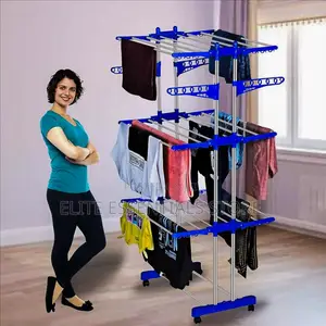High Quality Movable and Foldable Clothes Drying Rack Stand