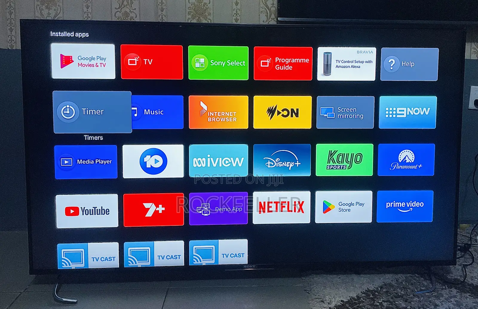 Uk Used Sony Bravia Android Smart Digital Uhd HDR 55 Inches
