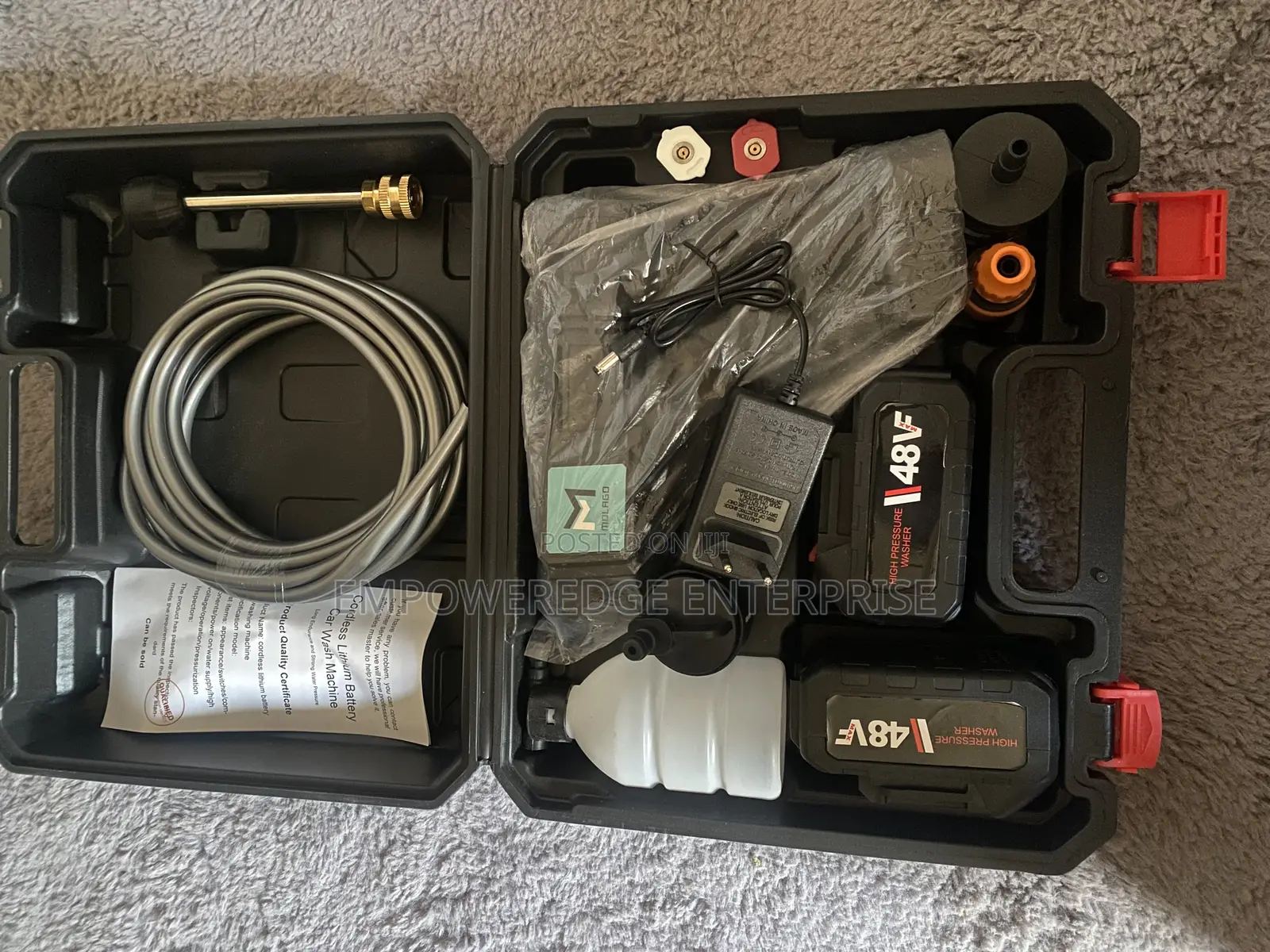 Pressure Washer With 2pcs 48v Battery