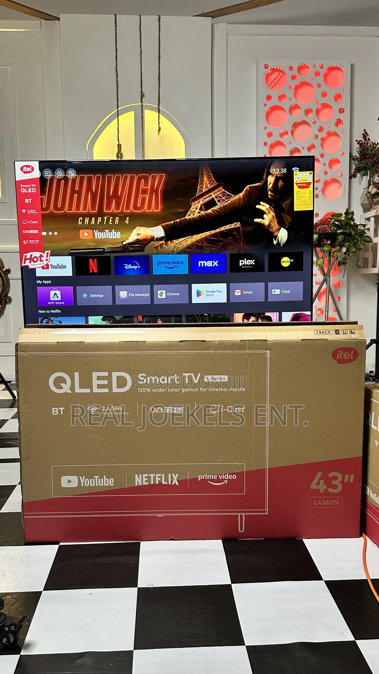 43 Inch Smart Tv Qled Itel